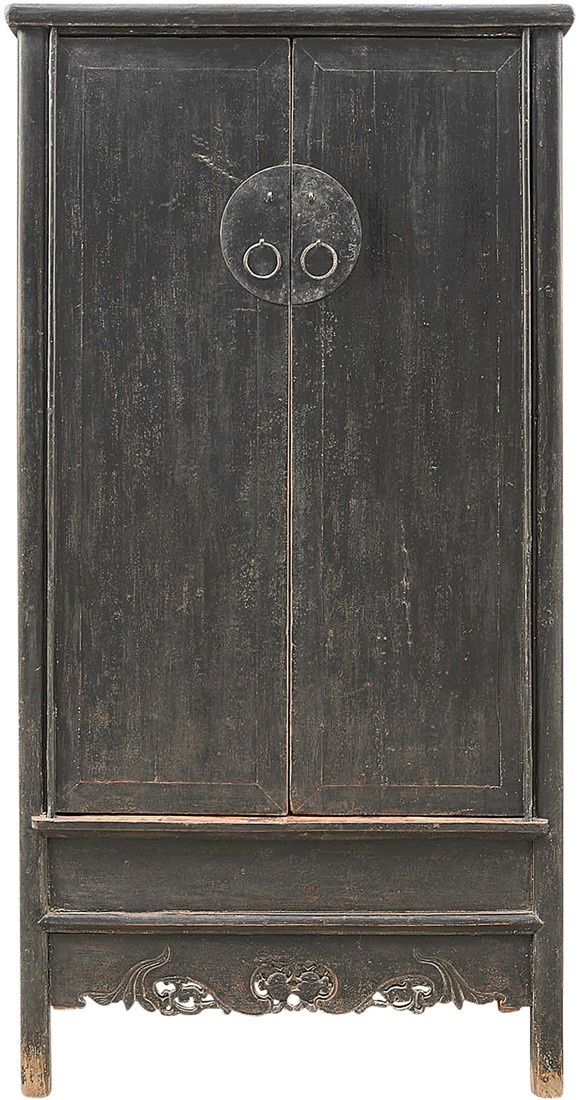 Petite Lily Interiors Cabinet Vintage chinois - noir - 104x54xh207cm - pièce unique