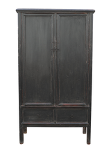 Petite Lily Interiors Vintage black cabinet - 101x49x178 - Unique Item