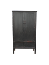 Petite Lily Interiors Cabinet Vintage - noir - 101x49x178 - pièce unique