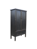 Petite Lily Interiors Cabinet Vintage - noir - 101x49x178 - pièce unique