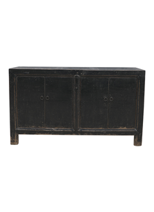 Petite Lily Interiors Sideboard vintage - black - 144X45X84cm