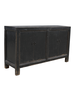 Petite Lily Interiors Buffet Table Vintage - noir - Bois d'orme - 144X45X84cm