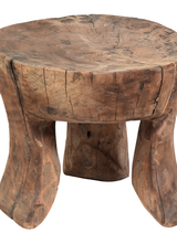 Petite Lily Interiors Ethnic stool wood - 31x31x24cm