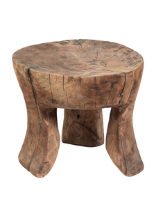 Petite Lily Interiors Ethnic stool wood - 31x31x24cm