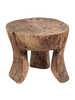 Petite Lily Interiors Ethnic stool wood - 31x31x24cm