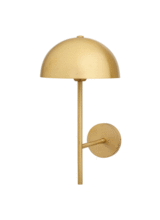 Nordal Wall lamp, golden , metal - 21x28xH40cm - Nordal