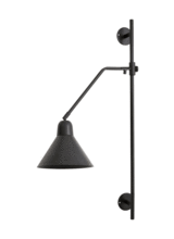 Nordal Lámpara de Pared Negra - 47xH82xØ20m - Nordal