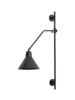 Nordal Lampe murale noire - 47xH82xØ20m - Nordal