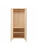 Bloomingville Cabinet, Pine w/open rattan - L85xH180xW45cm - Bloomingville