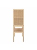 Bloomingville Cabinet, Pine w/open rattan - L90xH120xW40 - Bloomingville