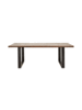 Nordal Industrial dining table wood and metal - 220x100xh77cm - Nordal