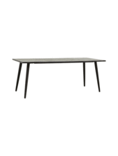 Nordal Table de salle à manger - bois - L200x90xh76cm - Nordal