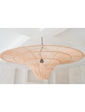 Bazar Bizar Suspension en rotin 'SKY' XXL - naturel - Ø150x40cm