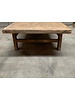 Maisons Origines Table basse vintage en bois brut - 180X86X46cm