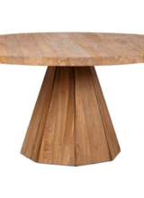 Dareels Mesa de Comedor teca - Ø160x76cm