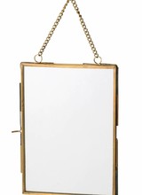 Broste Copenhagen Photo Frame 'Jakob' - Brass - 13xh18cm - Broste Copenhagen