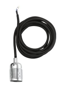 Frama Kit de Suspensión cable/enchufe E27 - Plateado Mate - Frama