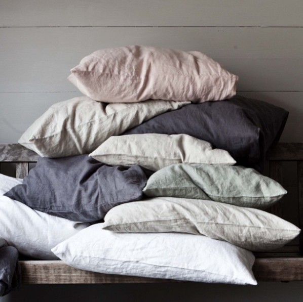 Duvet cover 100% stonewashed linen - 220x240 - dark grey - Tell me more -  Petite Lily Interiors