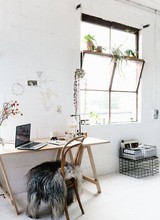 Oficina con Espítiru Escandinavo - visto en Pinterest