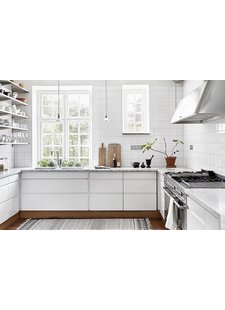 Cocina con Estilo Escandinavo - visto en dustjacket-attic.com