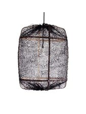 Ay Illuminate Suspension Z5 en Bambou et Sisal- Ø 42 cm - Noire - Ay Illuminate