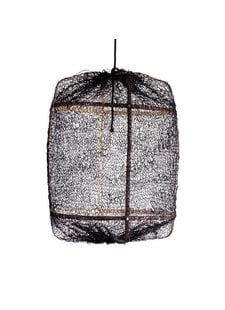 Ay Illuminate Suspension Z5 en Bambou et Sisal- Ø 42 cm - Noire - Ay Illuminate