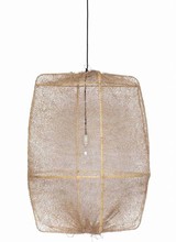 Ay Illuminate ONA Z2 bamboo pendant lamp with Tea Sisal cover - Ø67xh96cm - brown - Ay illuminate