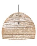 HK Living Lampe Suspension en osier - naturel - Ø80cm - HK Living