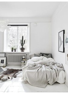 Chambre style scandinave - vu sur Only Deco Love