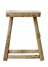 Petite Lily Interiors Stool - natural elm wood - 10x34xh46cm - Bloomingville