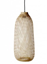 Bloomingville Lampe Suspension Bambou - naturel - Ø24xh65cm - Bloomingville