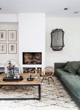 The ethnic, berber and boucherouite rugs are the new design trend this year - seen on Marie Claire Maison