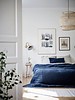 Scandinavian decor with gray bedding - Seen on Pinterest - Copy - Copy - Copy