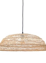 HK Living Lampe Suspension en osier - Ø60xh20cm - HK Living