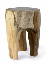 Nordal Raw stool in teak wood - Natural - Nordal