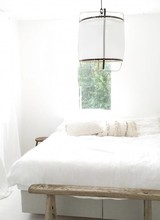 A serene white base and natural details give soul to this Scandinavian-Ethnic apartment - seen at VT Wonen