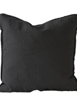 Tell me more Cushion cover 100% linen - black - 50x50 - Tell Me More