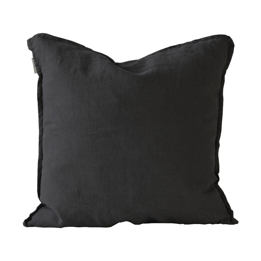 Funda Cojin Algodón Pune Black 60x60 cm – La Blanqueria Chile