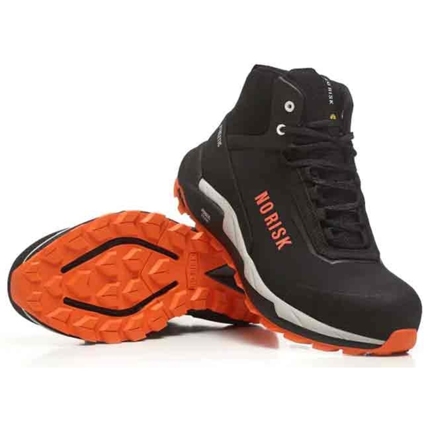 NoRisk veiligheidsschoenen Athletic mid oranje S7L