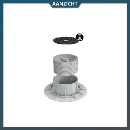 Natuursteenvoordelig Tegeldrager Queen verstelbaar (standaard)