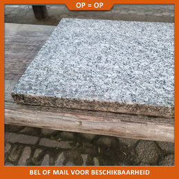 Natuursteenvoordelig Muurafdekker graniet G603 gevlamd 100x30x3 cm