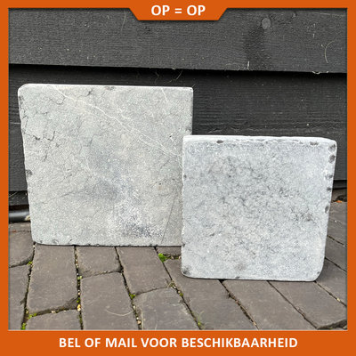 Natuursteenvoordelig Bestrating Vietnamees Hardsteen 20x20x4 cm