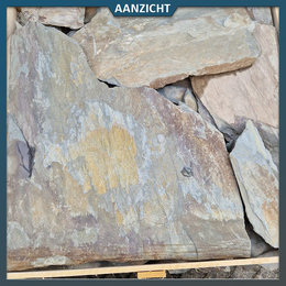 Natuursteenvoordelig Flagstones Multicolor 1,5-4 cm