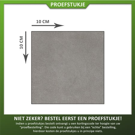 Natuursteenvoordelig Keramische tuintegel Lugar Gris 60x60x3 cm - Pavimentos