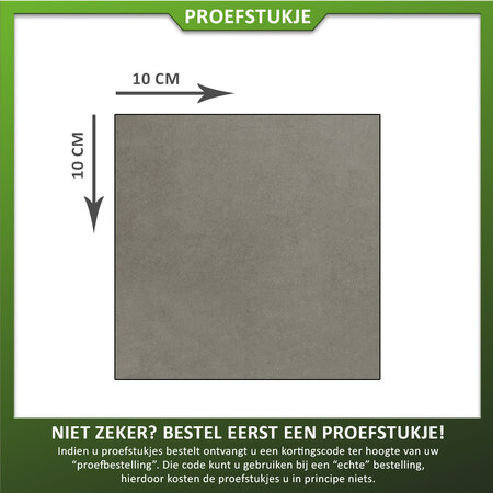 Natuursteenvoordelig Keramische tuintegel Aldea Gris 60x60x3 cm - Pavimentos