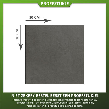 Natuursteenvoordelig Keramische tuintegel Aldea Antracita 60x60x3 cm - Pavimentos
