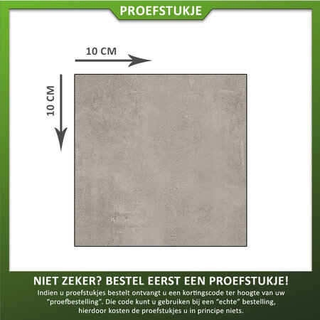 Natuursteenvoordelig Keramische tuintegel Fuerte Gris 60x60x3 cm - Pavimentos