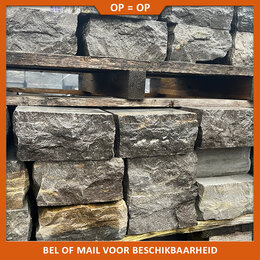 Natuursteenvoordelig Stapelblok Chinees Hardsteen 40x16x8 cm