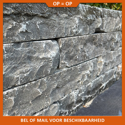 Natuursteenvoordelig Stapelblok Chinees Hardsteen getrommeld 40x16x8 cm