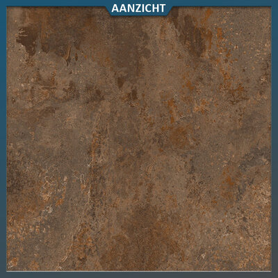 EnergieKer Keramische terrastegel Flatiron Rust 60x60x2 cm